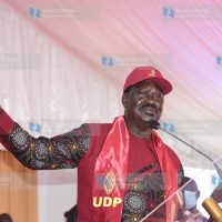 ODM leader Raila Odinga addresses delegates