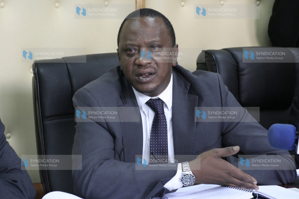 Deputy prime minister Uhuru Kenyatta