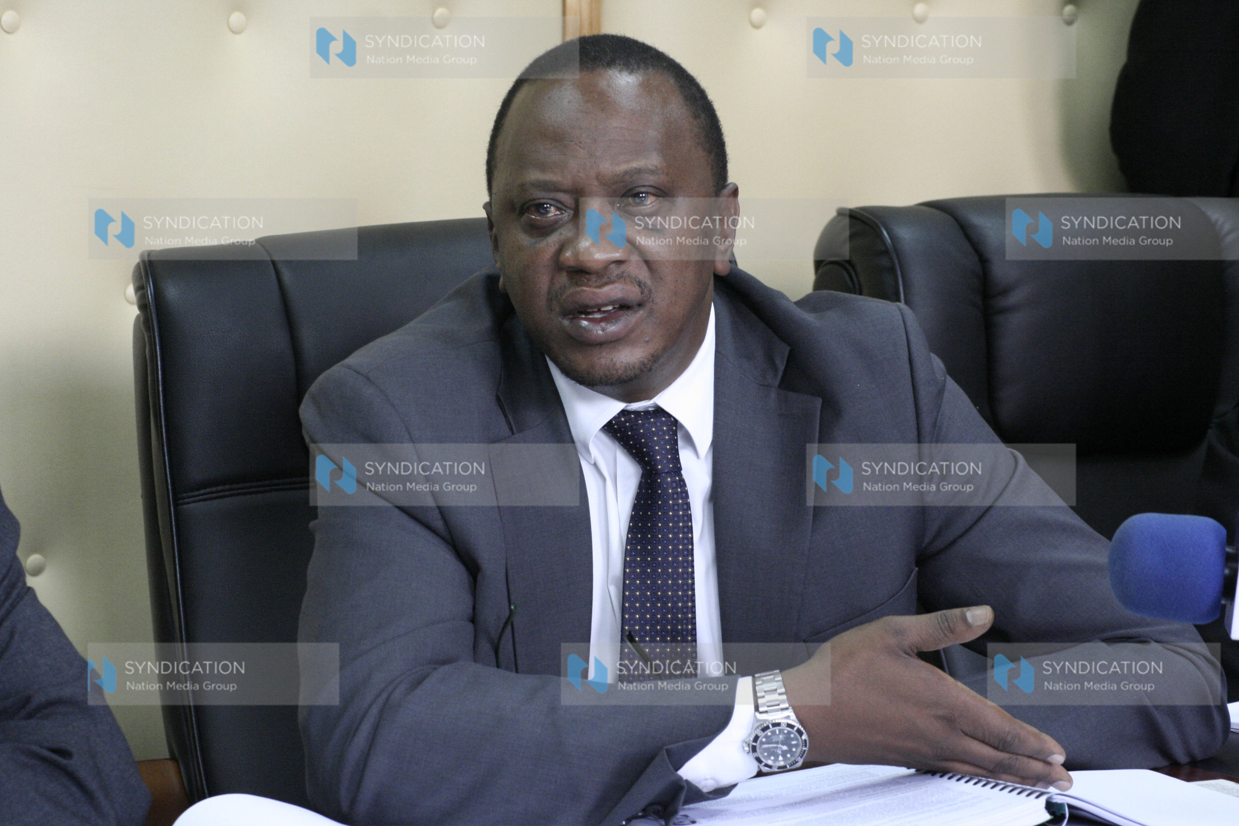 Deputy prime minister Uhuru Kenyatta