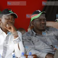 Deputy Prime Minster Uhuru Kenyatta with William Ruto