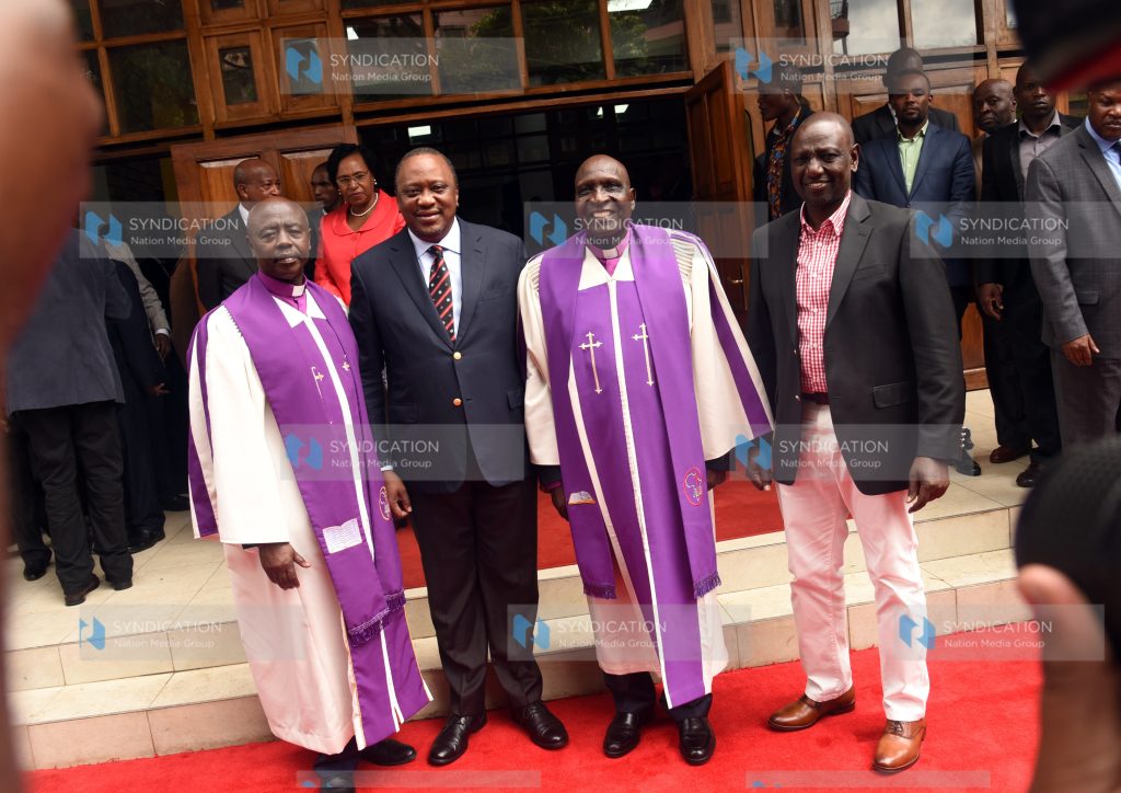 Ordination Mulwa as the new Presiding Bishop of Africa Inland Church (AIC)