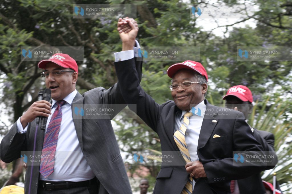 Mvita MP Najib Balala and his Matuga counterpart Chirau Makwere