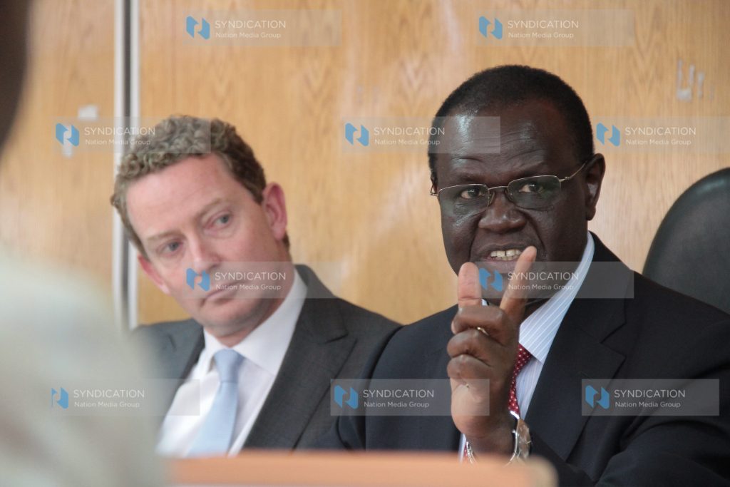 Minister of Energy Kiraitu Murungi hosted a delegation from the UK headed by Minister Greg Barker