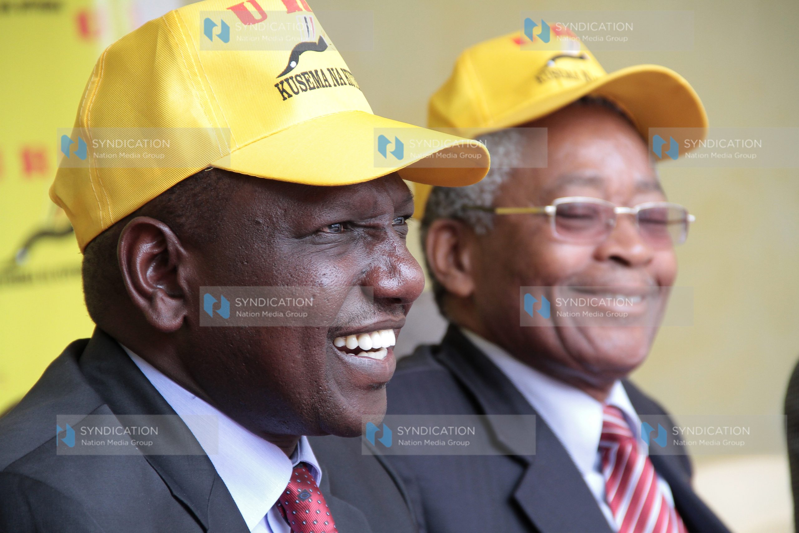 URP presidential candidate William Ruto with URP party member Chirau Ali Makwere