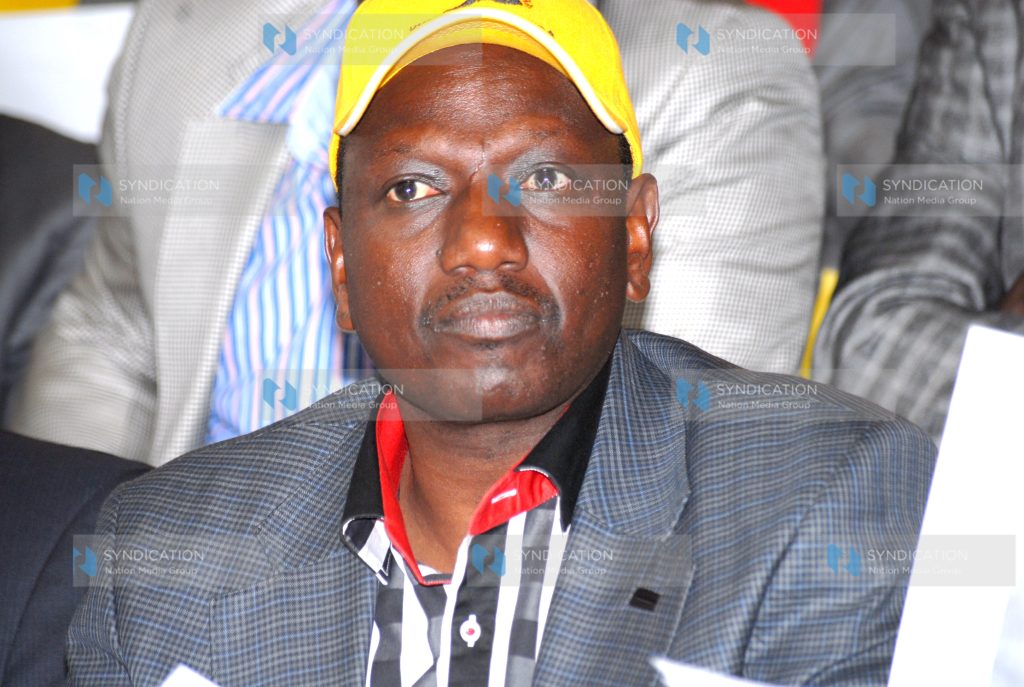 URP leader William Ruto during the party National Aspirants Forum