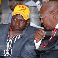 URP leader William Ruto and his Chairman Francis Kaparo