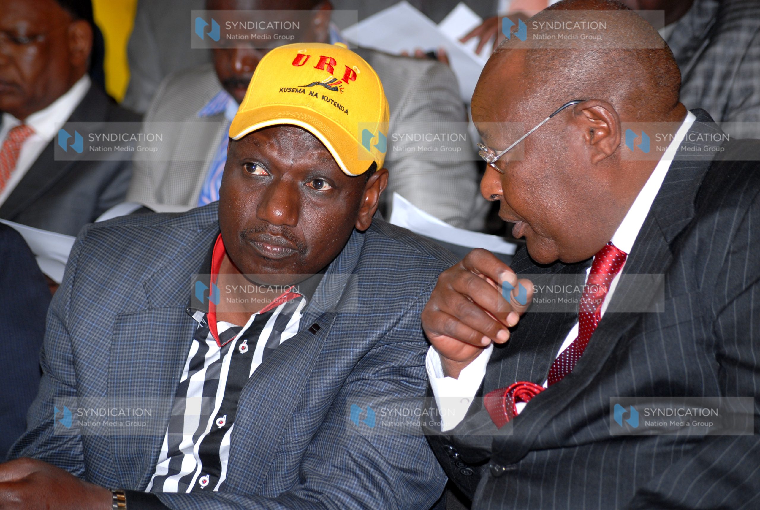 URP leader William Ruto and his Chairman Francis Kaparo