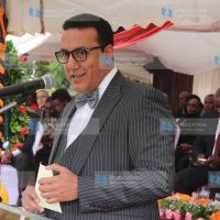 Cabinet Secretary Najib Balala during the Kenya Utalii College 43RD graduations ceremony