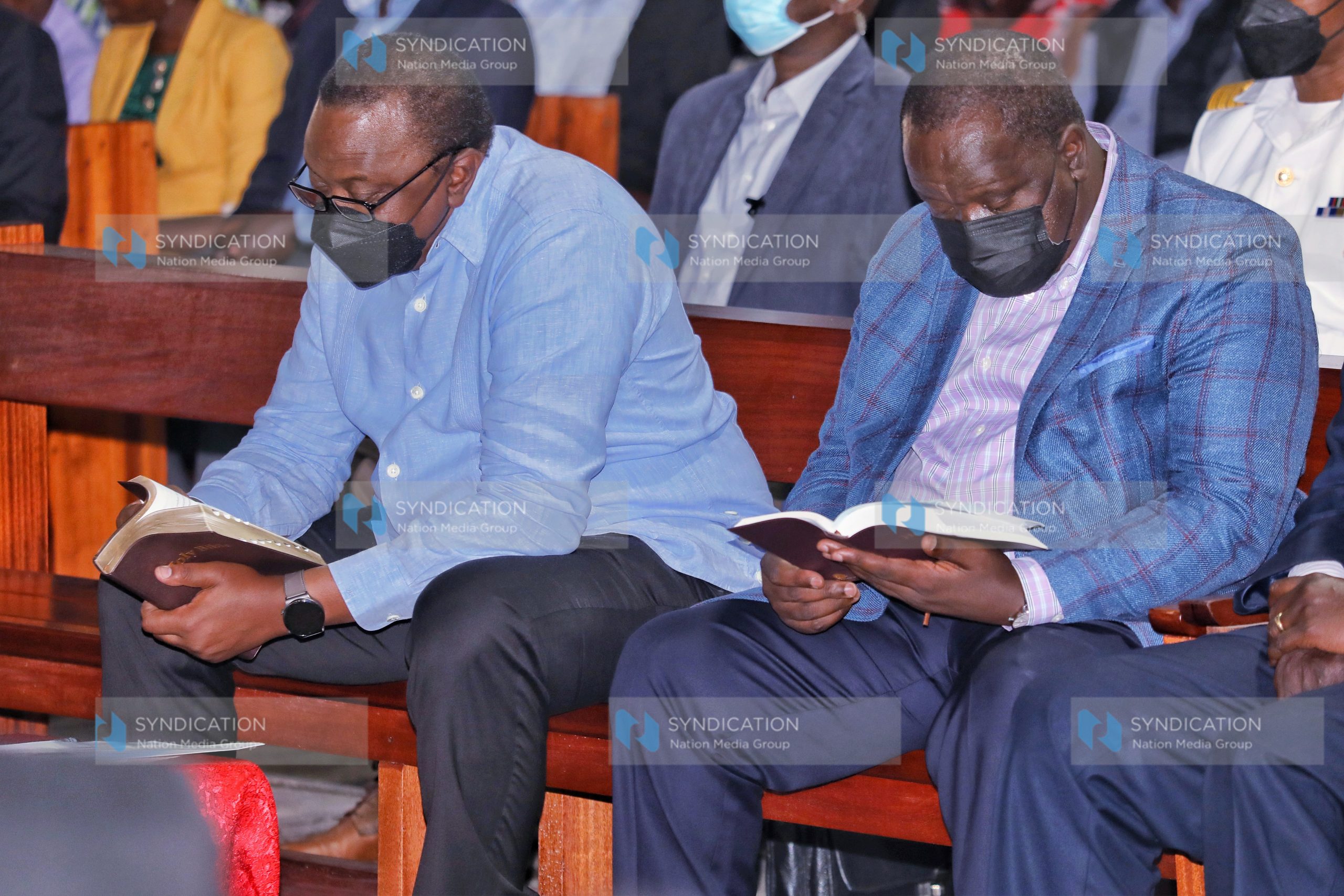 President Uhuru Kenyatta accompanied Interior CS Dr. Fred Matiangi