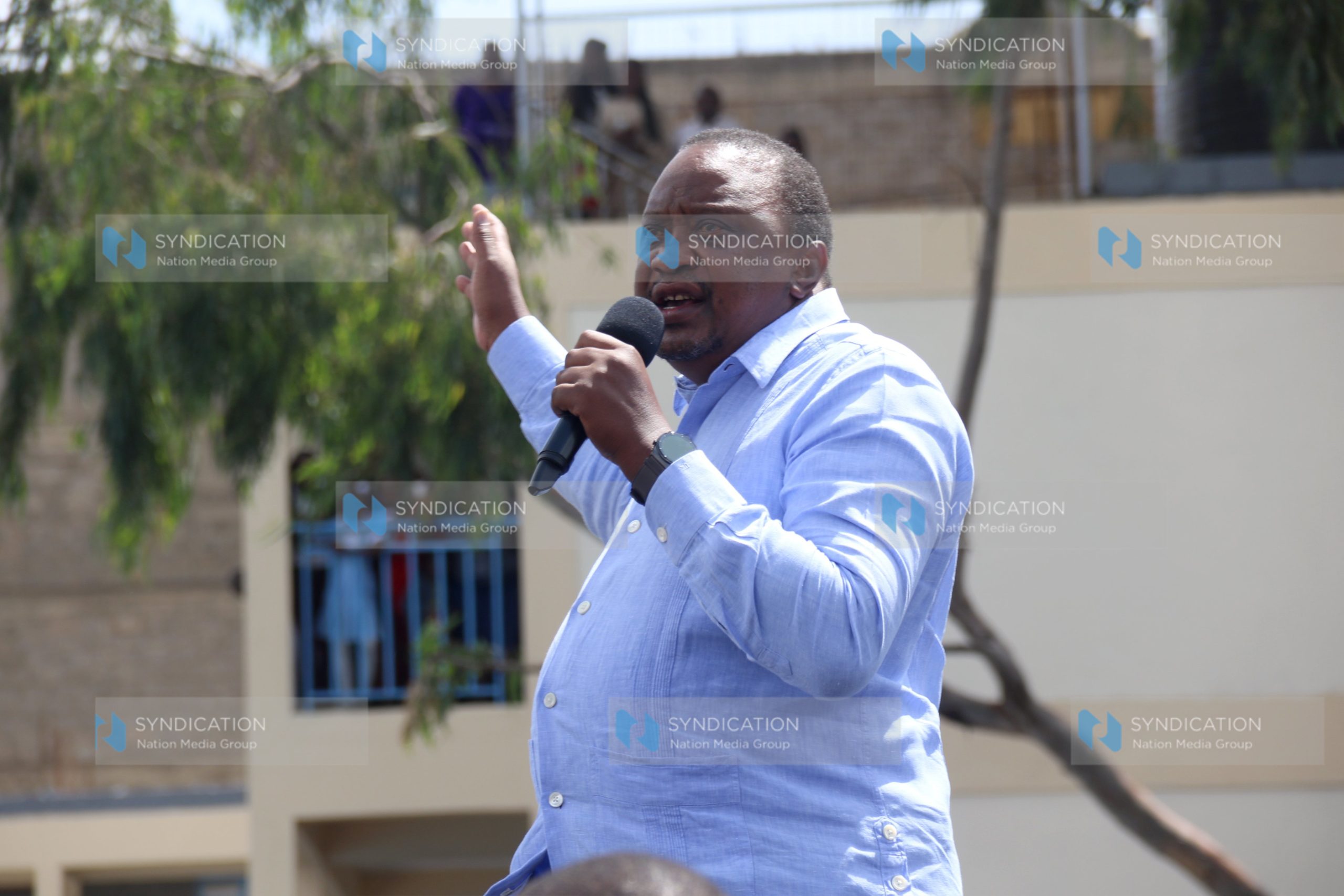 President Uhuru Kenyatta addresses city residents