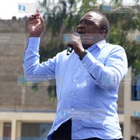 President Uhuru Kenyatta addresses city residents