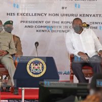 President Uhuru Kenyatta and his Burundi counterpart Evariste Ndayishimiye