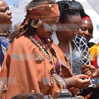 Kirinyaga Governor Anne Waiguru is adorned with traditional regalia