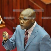 Senator Boni Khalwale during the impeachment debate