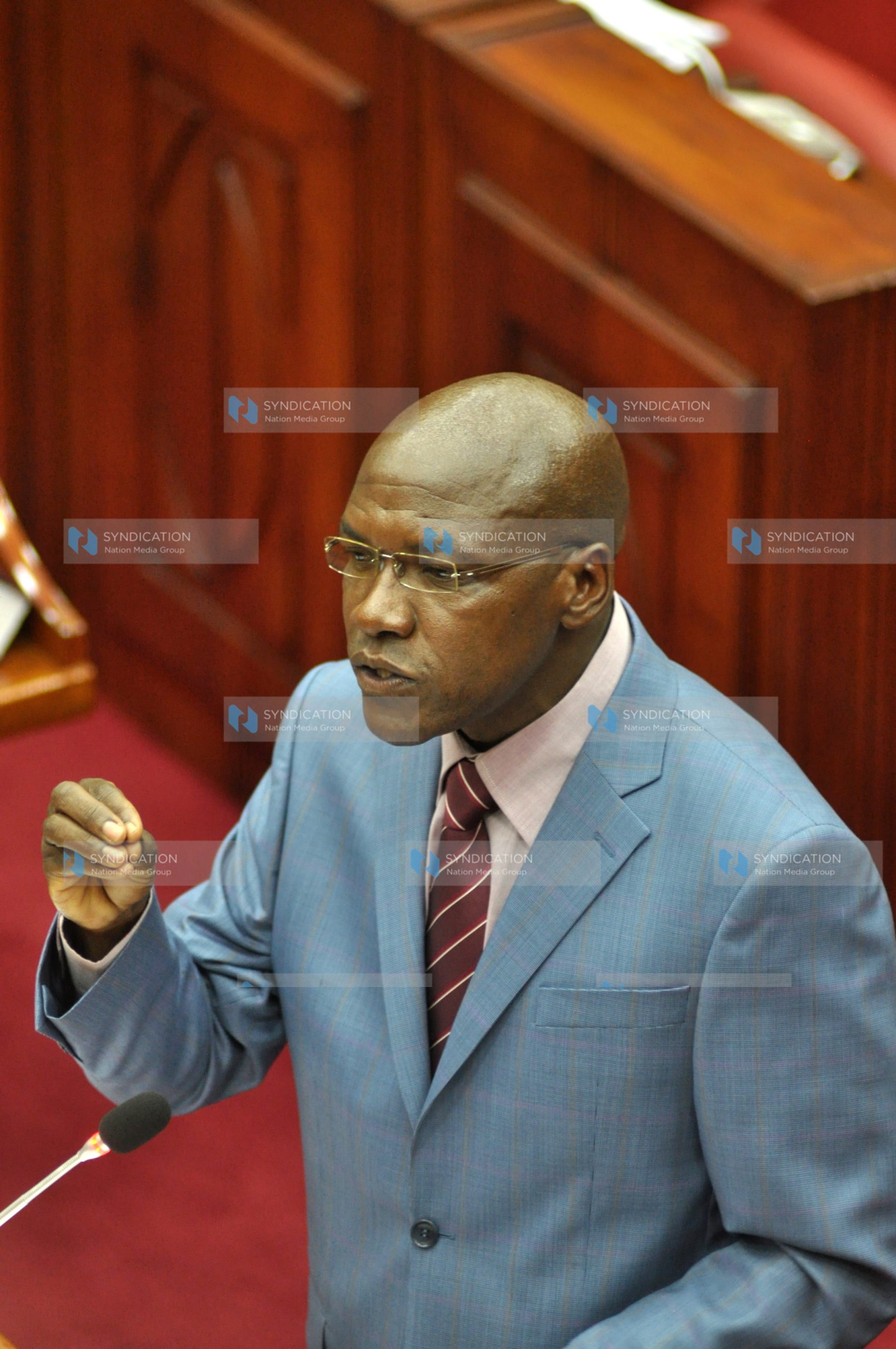 Senator Boni Khalwale during the impeachment debate