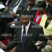 Foreign Affairs minister Moses Wetangula makes his submissions