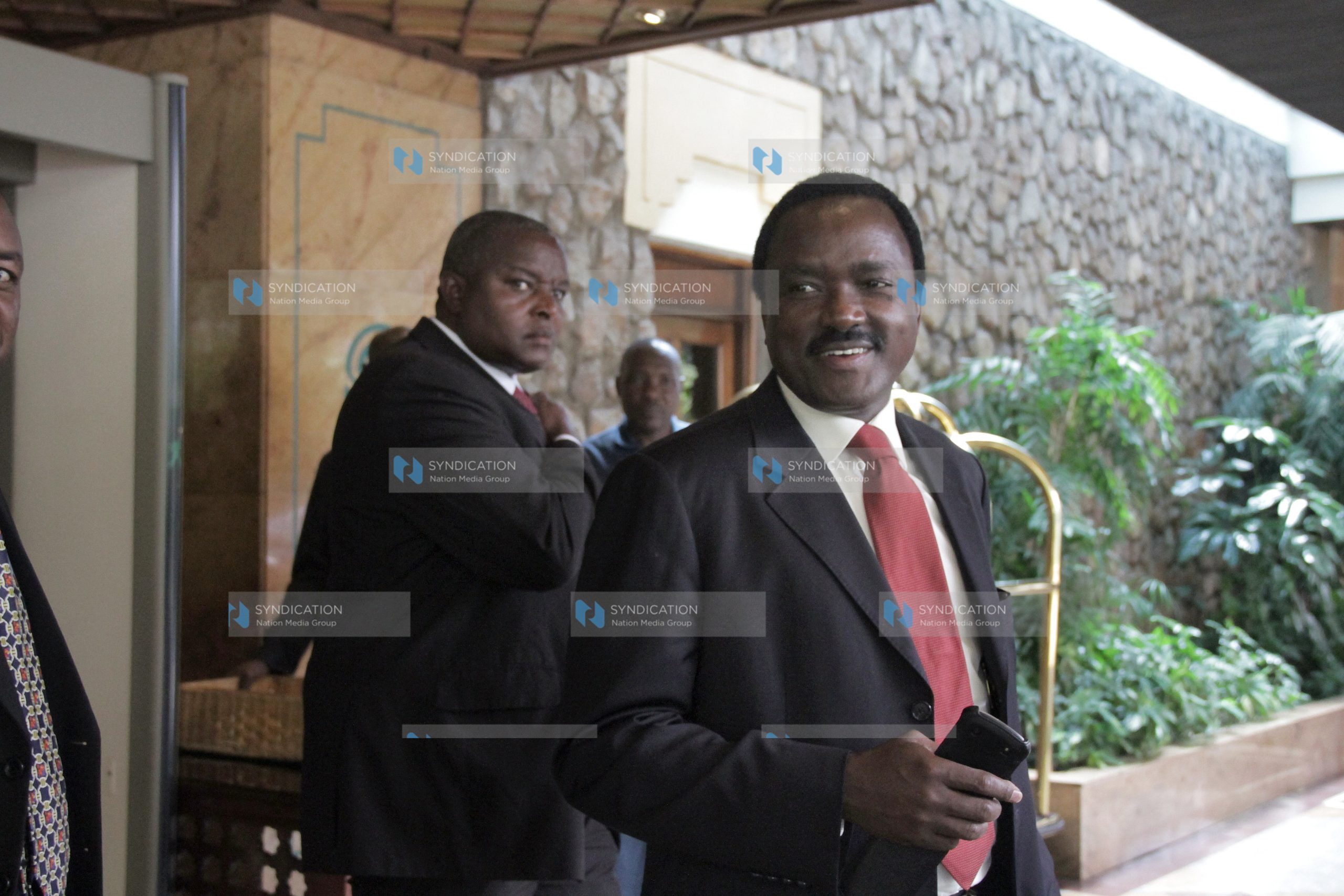 Vice President Kalonzo Musyoka (right)