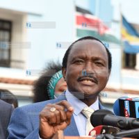 Wiper Party Leader Kalonzo Musyoka during a press conference
