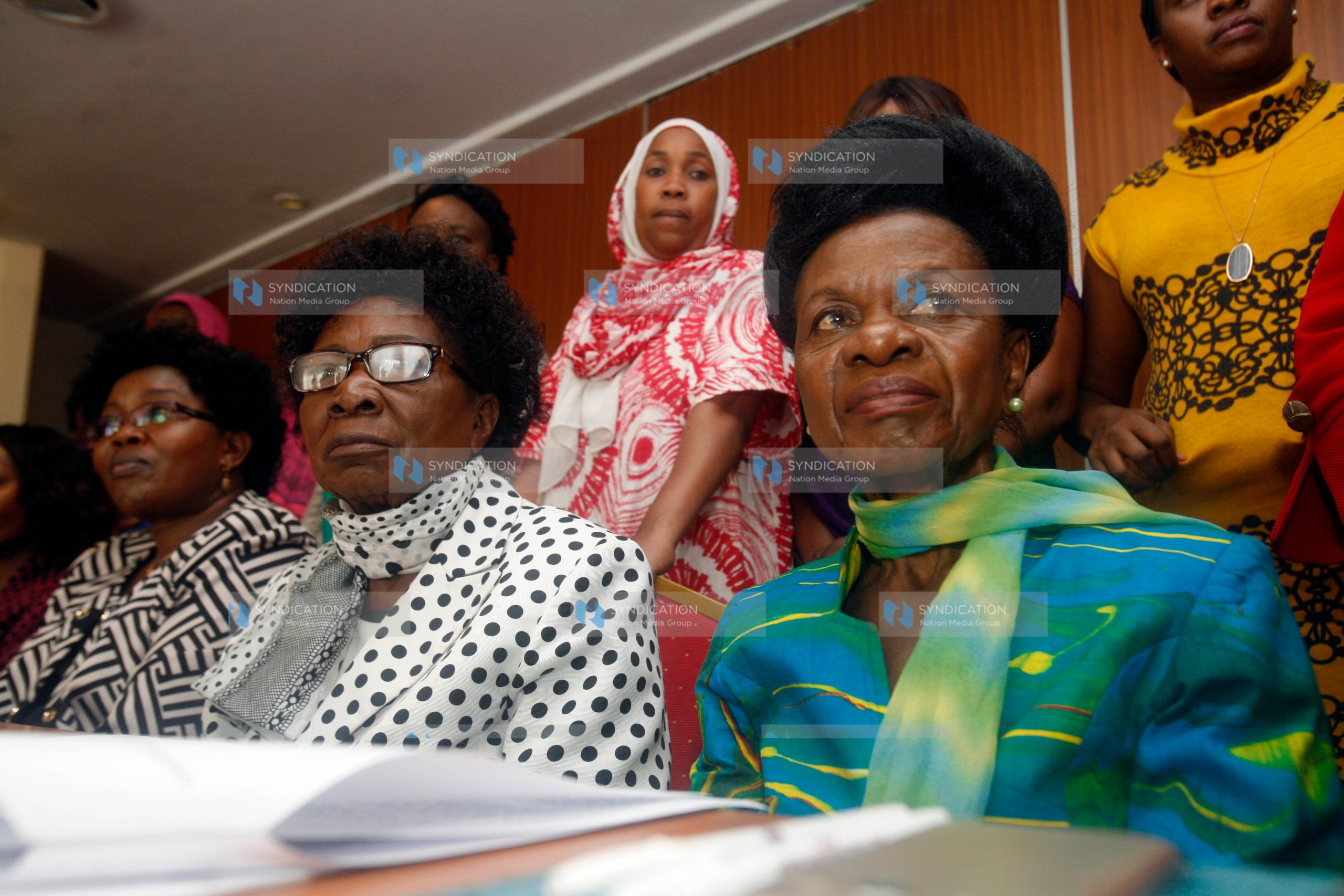 Women Politicians in addressing journalists