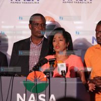 County Women Rep. Esther Passaris (center) relayed her concern during a press conference