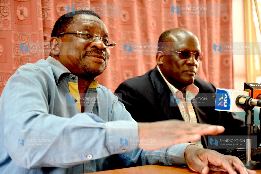 Cord Senators James Orengo and Johnston Muthama