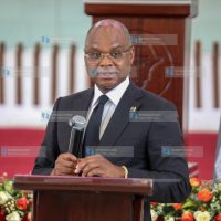 The Speaker of Senate Amason Kingi Jeffah