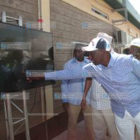 Deputy President William Ruto inspects the Lake Turkana Wind project