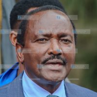 Wiper Party leader Kalonzo Musyoka addressing journalists