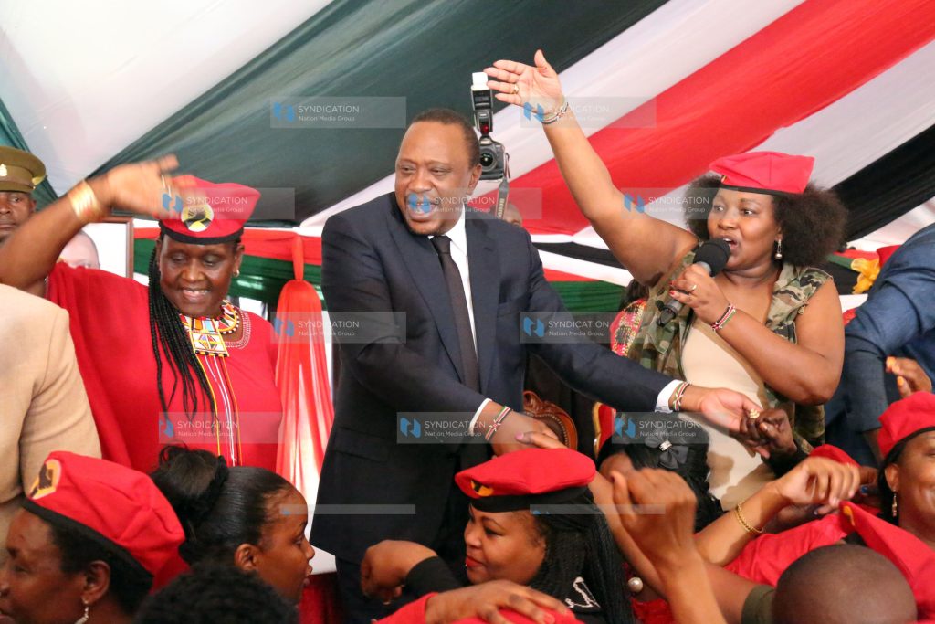 President Uhuru Kenyatta at State house Nairobi