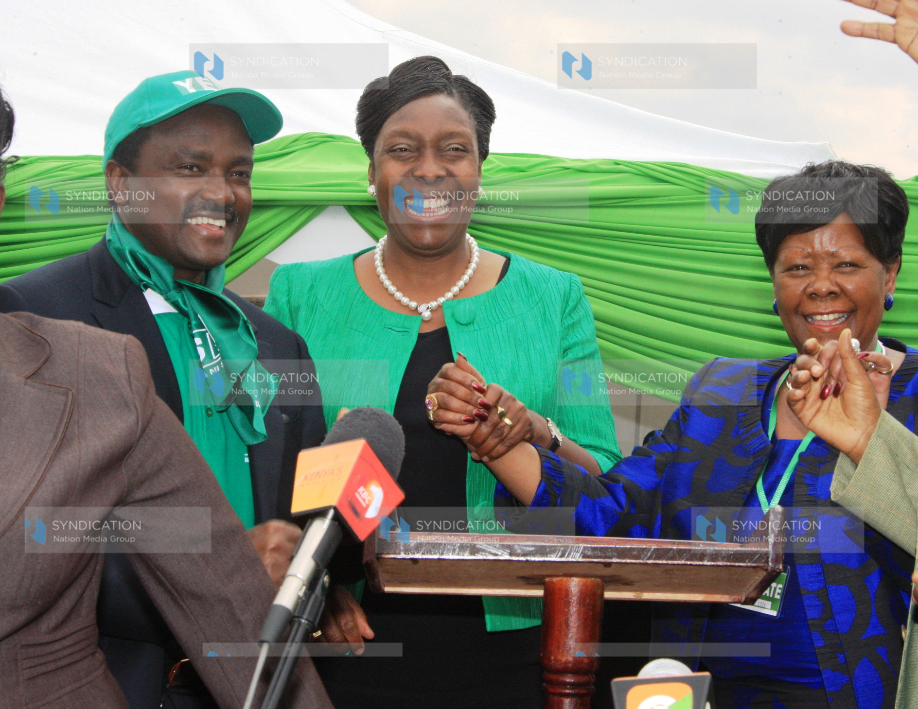 YES political rally at the Machakos Golf club