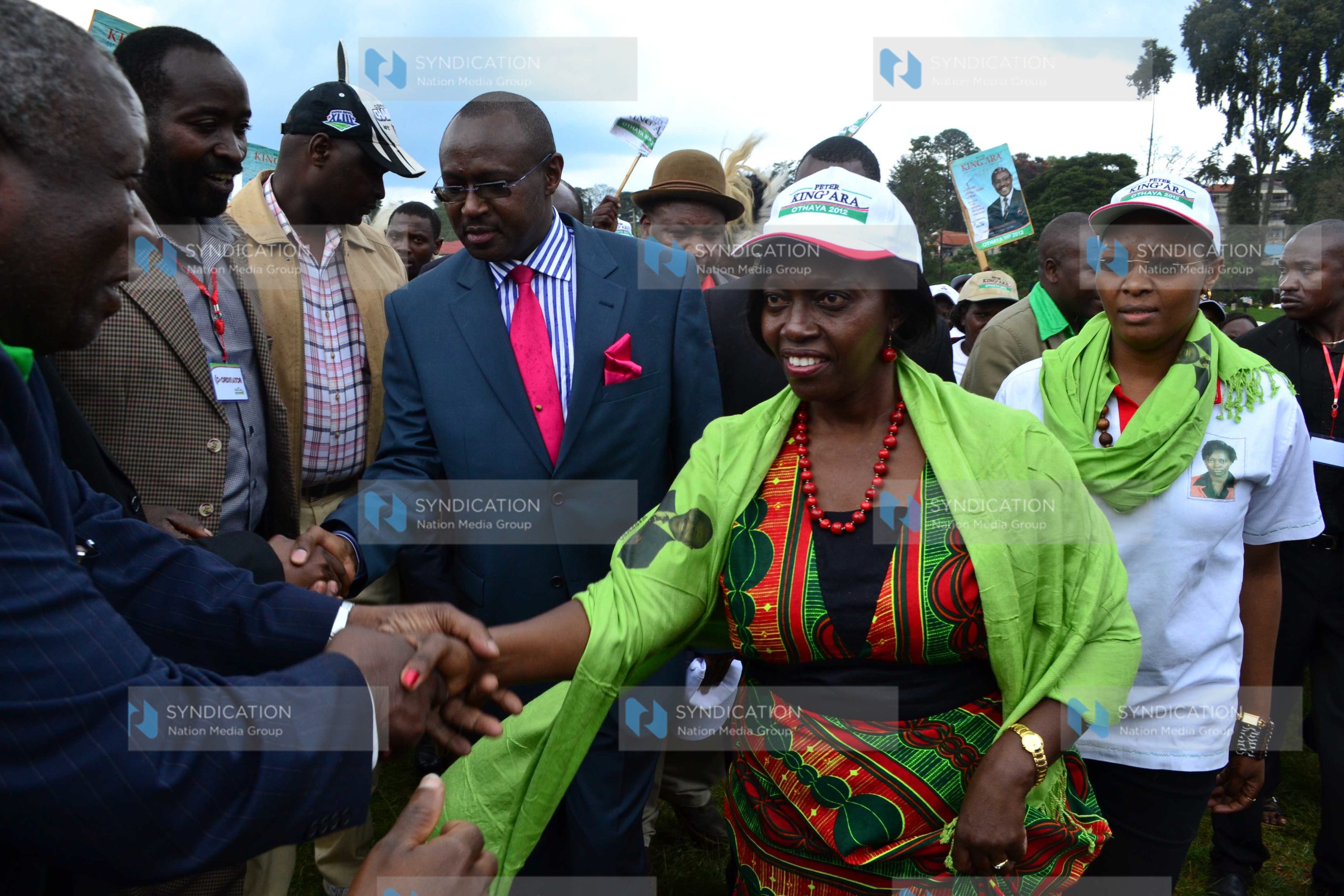 A political rally to launch King’ara’s bid for the Othaya parliamentary seat