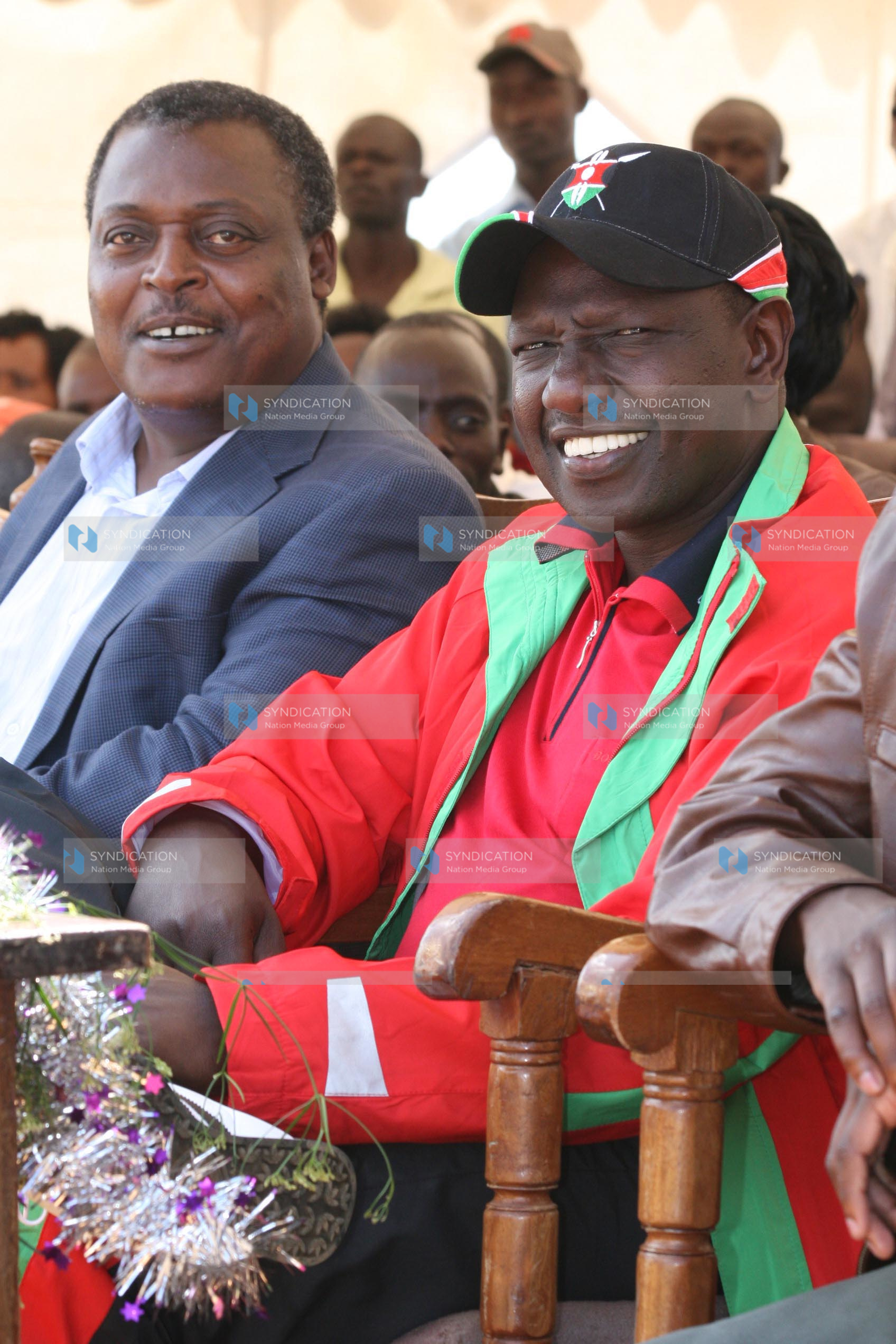 Eldoret North MP William Ruto and Lugari MP Cyrus Jirongo