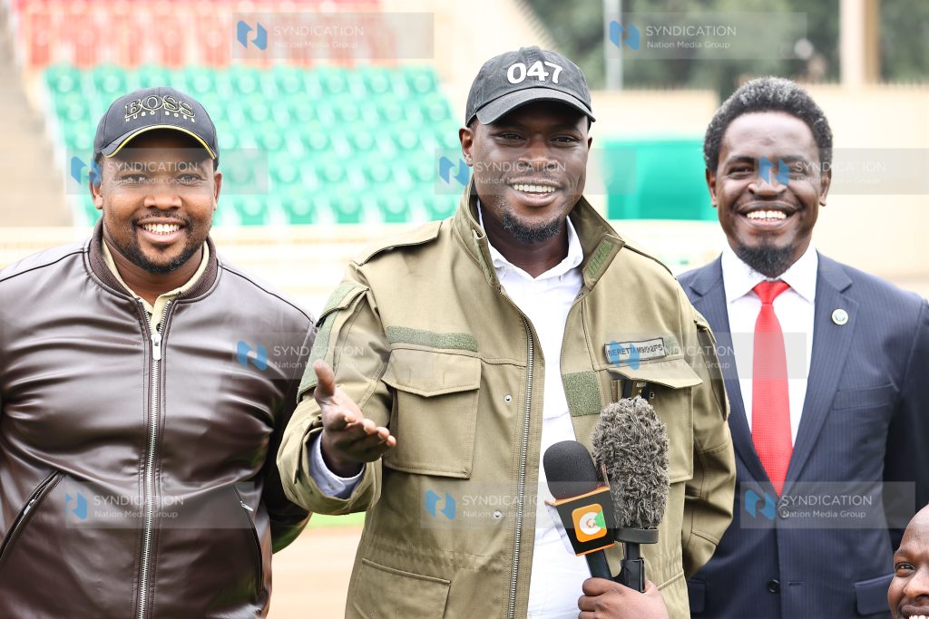 Langata MP Nickson Korir, Nairobi senator Johnson Sakaja and Westlands MP Candidate Nelson Havi