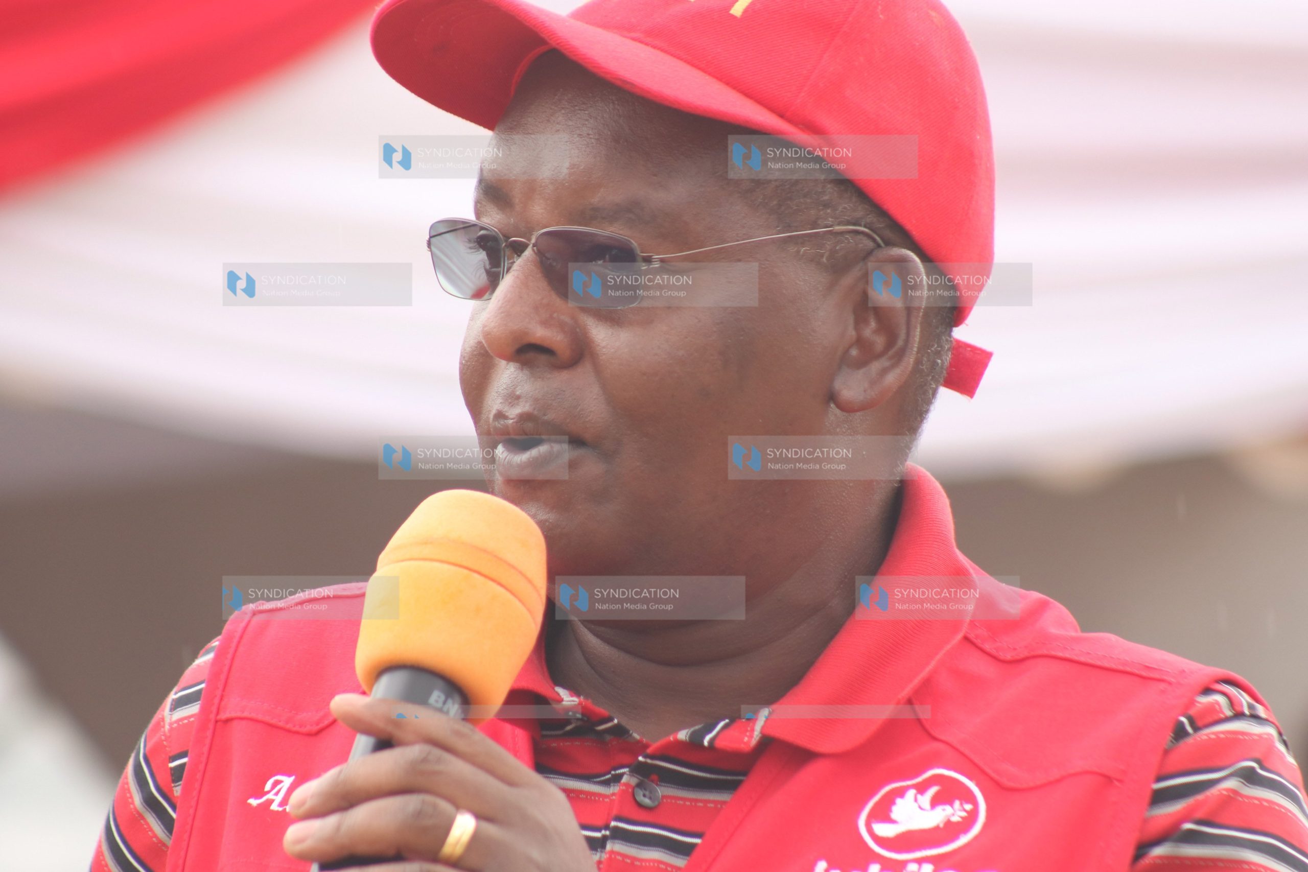 Jubilee party rebranding event at Miharati Stadium, Kipipiri constituency