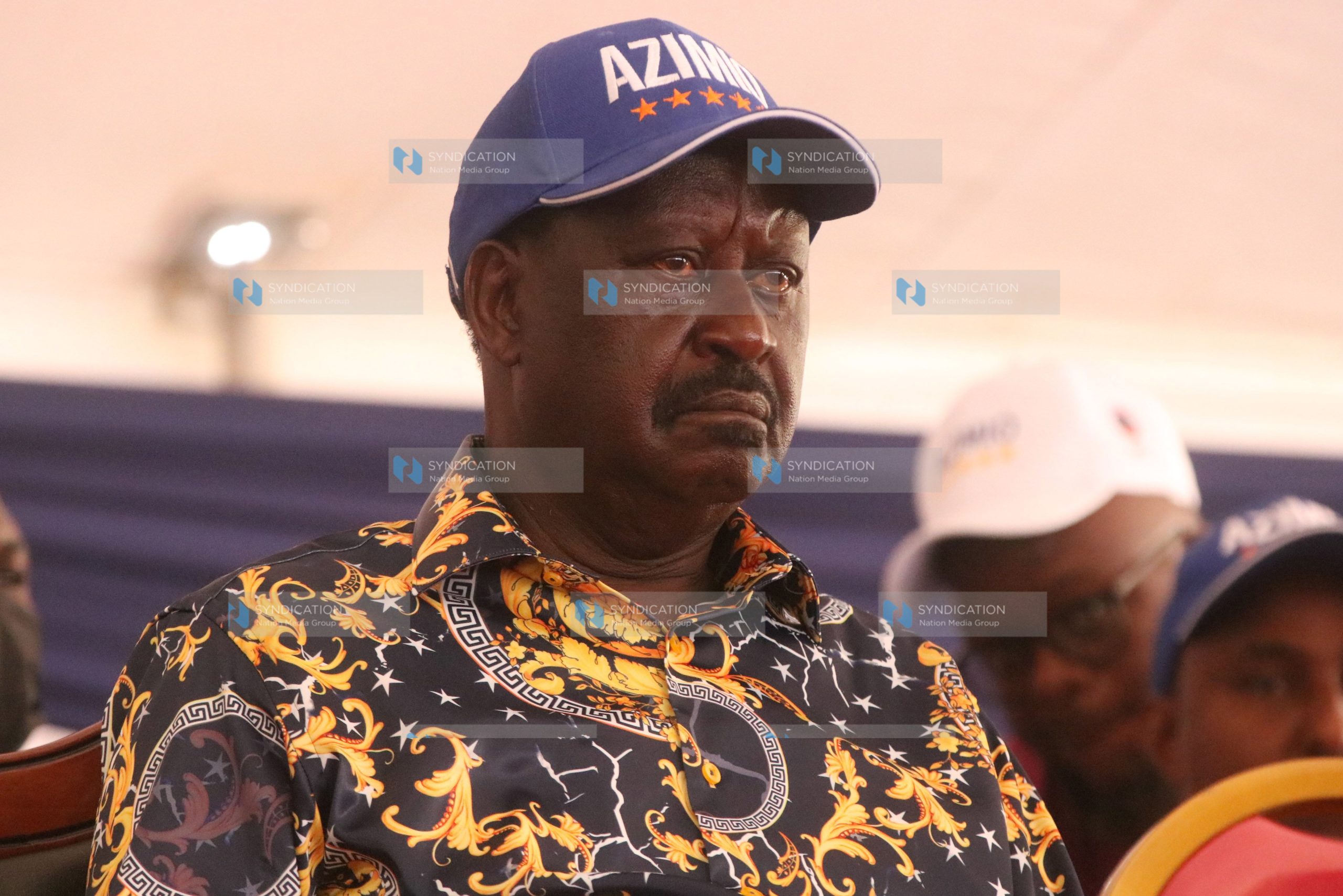 ODM party leader Raila Odinga at Baraka Agricultural college