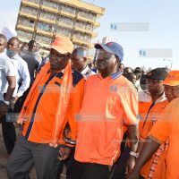 Odinga campaigns for the re-election of Governor Oparanya for a second term