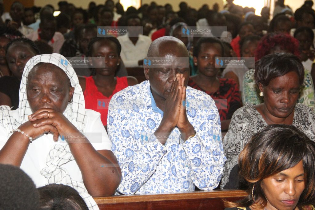 Way of the Cross: Catholic faithful at the Sacred Heart of Jesus Cathedral in Eldoret Town