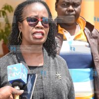 (IEBC) Uasin Gishu County Elections Manager, addresses the press