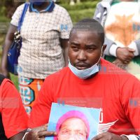 Phillip Kimunya, who sustained burns when Kiambaa Kenya Assemblies of God Church in Eldoret, Uasin Gishu County was burnt