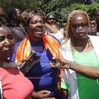 National Super Alliance (NASA) officials and supporters