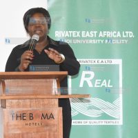 Homa Bay County Governor Gladys Wanga during a consultative meeting