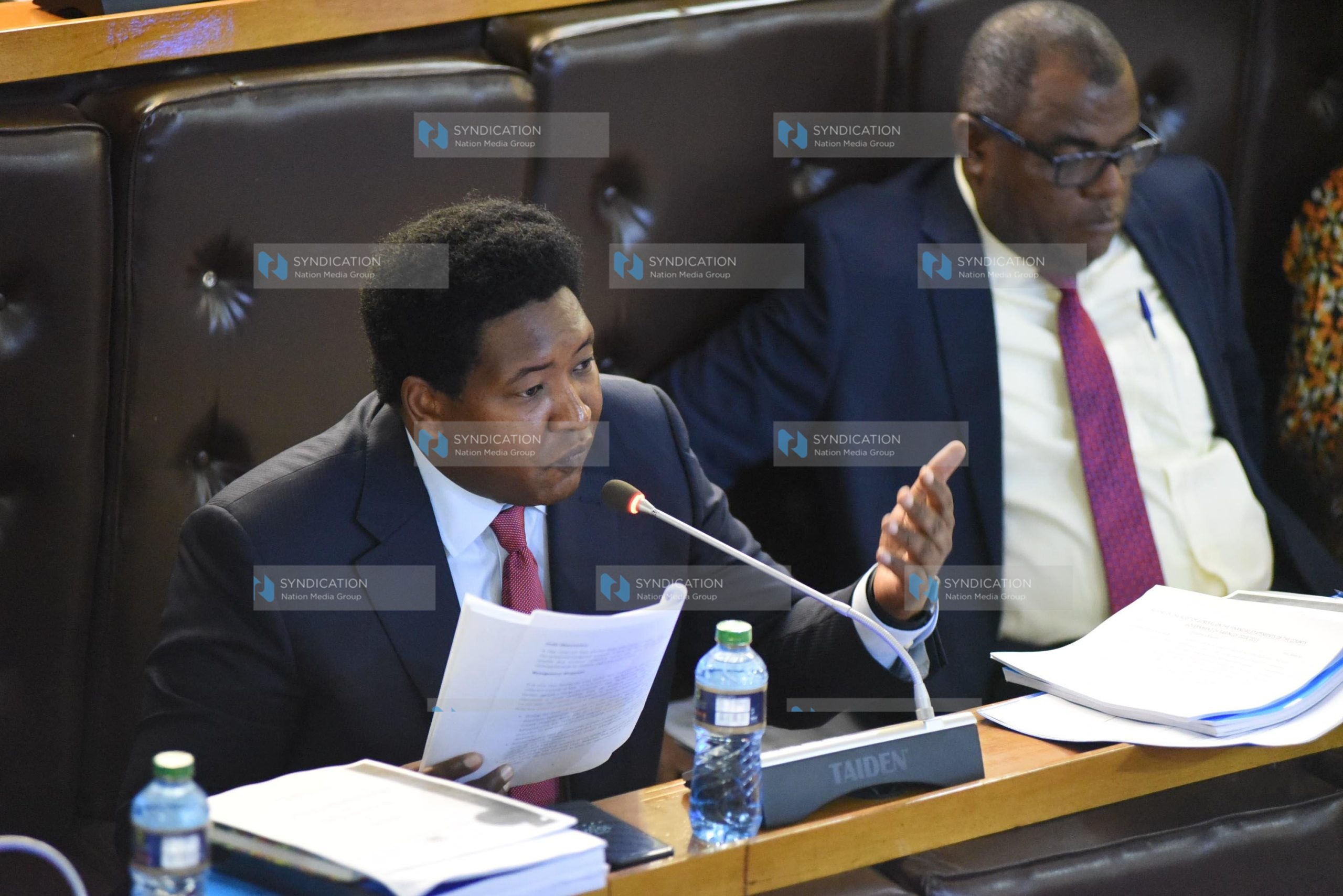 Narok Senator, Ledama ole Kina during questioning of Baringo County Governor