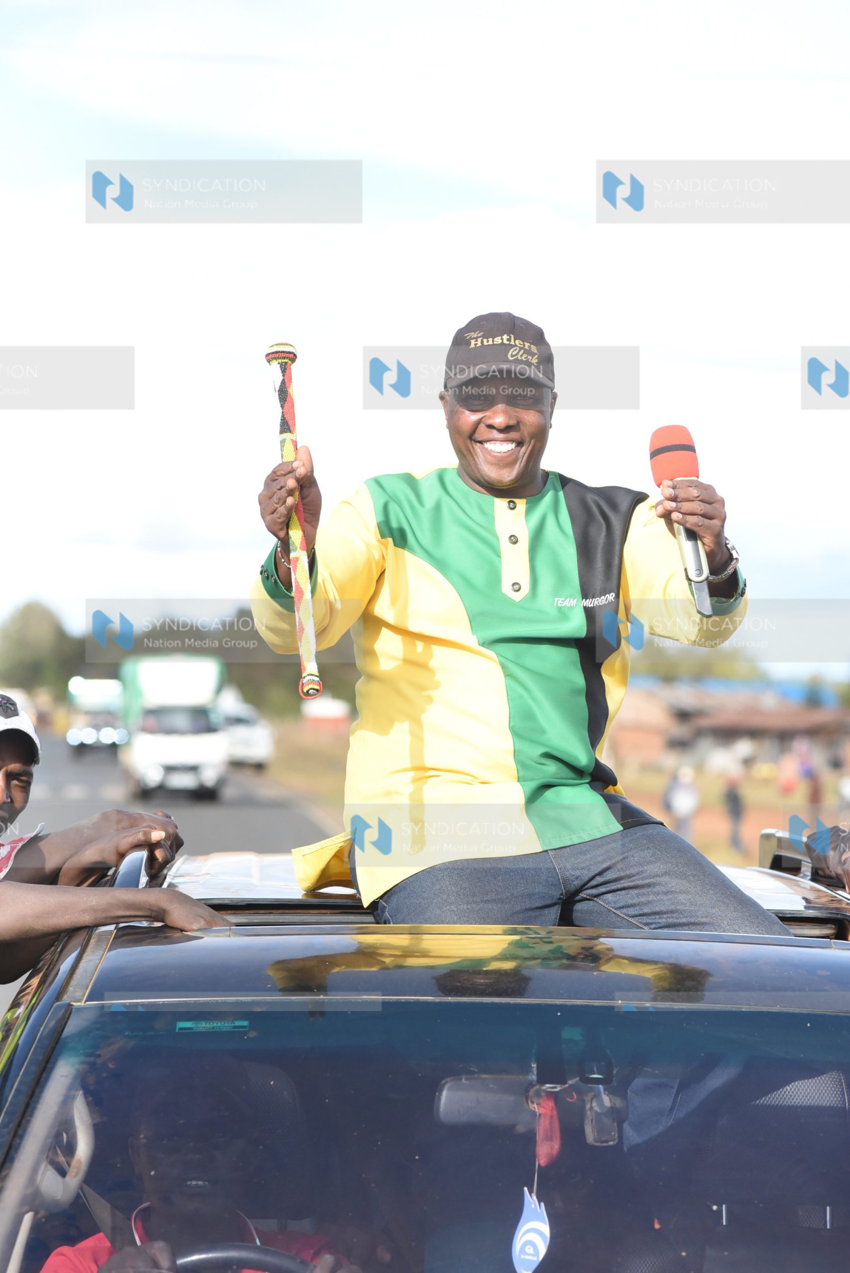 Campaign rush: Donald Murgor, an aspirant for the Moiben Constituency seat