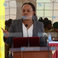 Cabinet Secretary Anne Waiguru addresses NYS servicemen and women