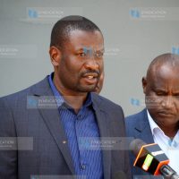 ODM Secretary General Edwin Sifuna addressing journalists