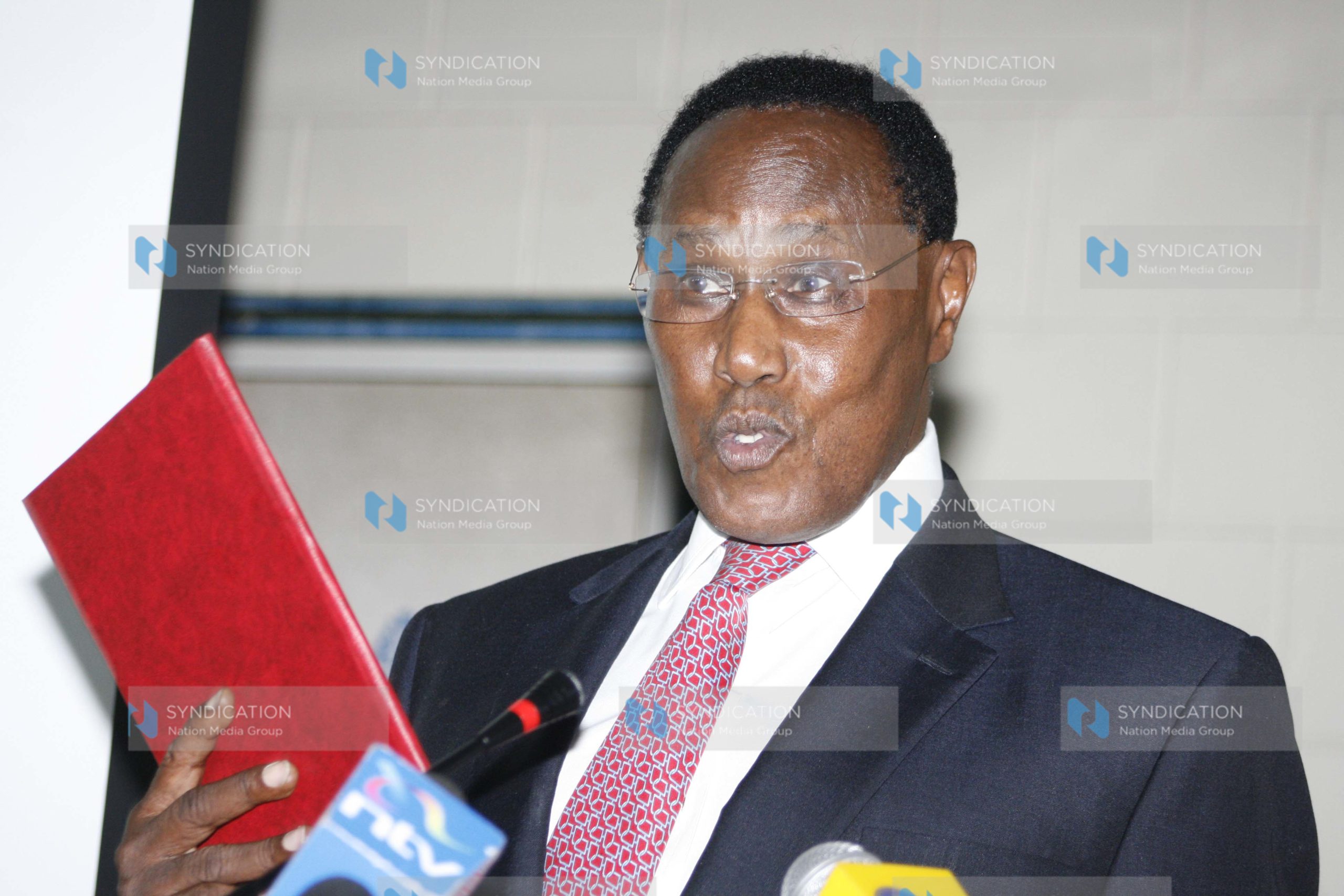 Security Minister George Saitoti launches the Police reforms programme 2011 to 2013