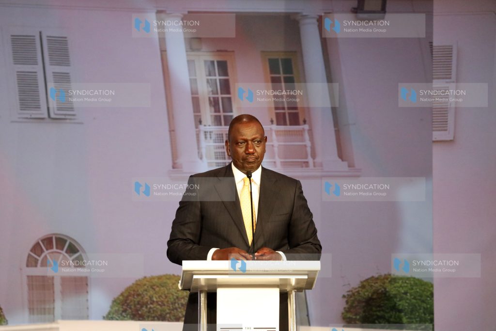 Deputy President William Ruto during second presidential debate tier