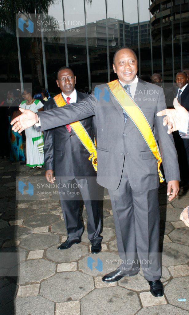 Deputy Prime minister Uhuru Kenyatta and William Ruto