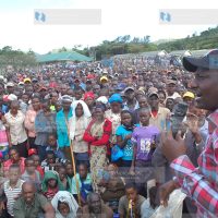 URP Presidential Aspirant William Ruto addressing party supporters