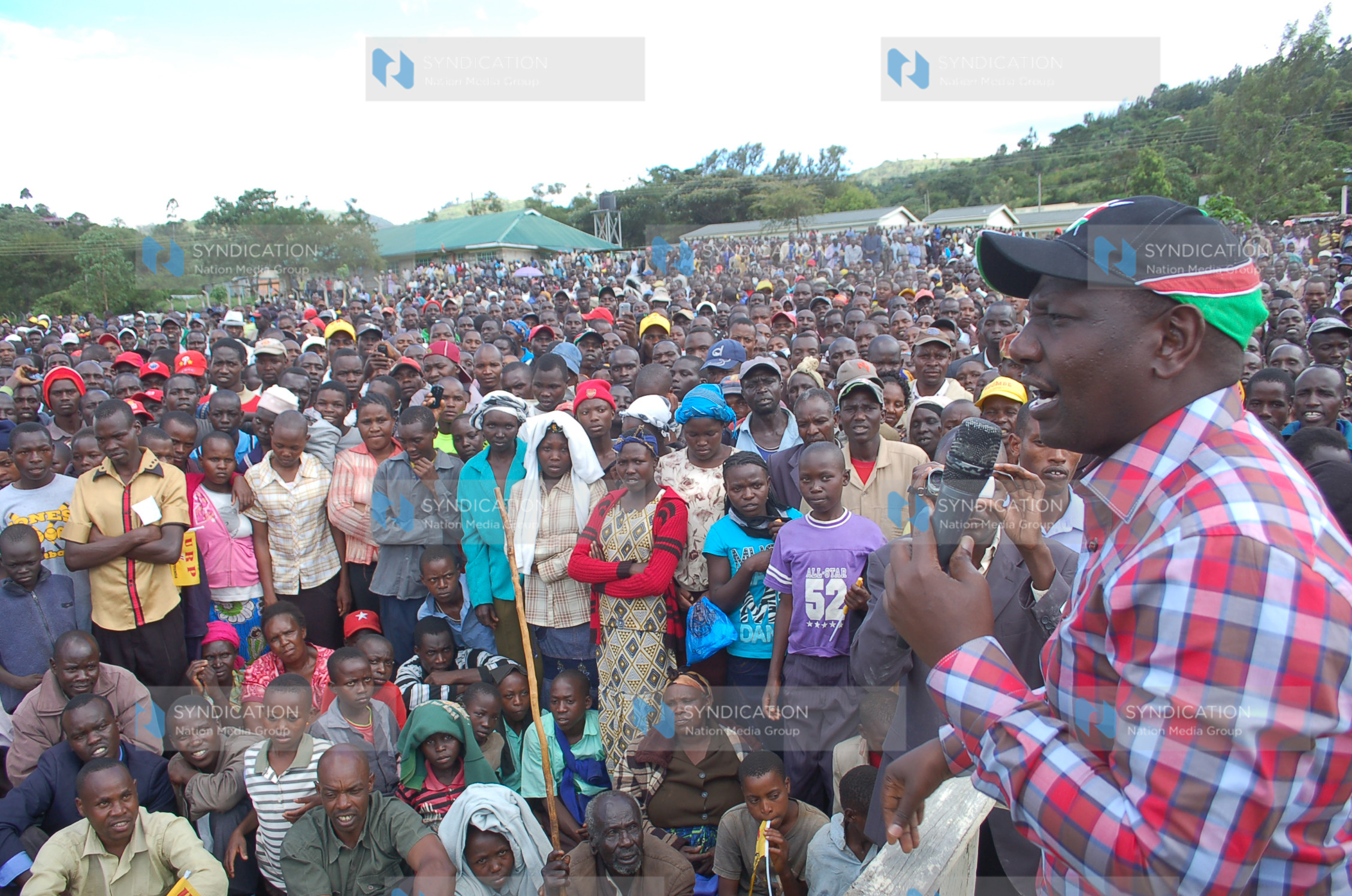 URP Presidential Aspirant William Ruto addressing party supporters